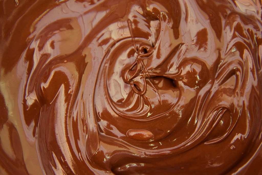 geschmolzene Schokoladenmasse
